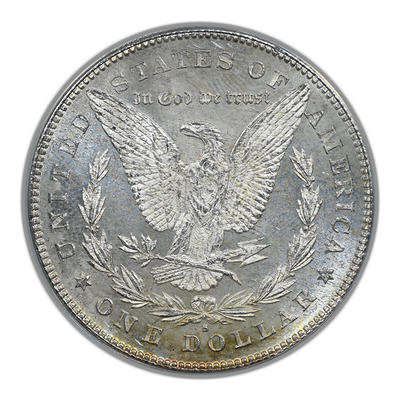 1878-S Morgan Dollar $1 ANACS Brilliant Uncirculated - Legends of The Comstock Lode