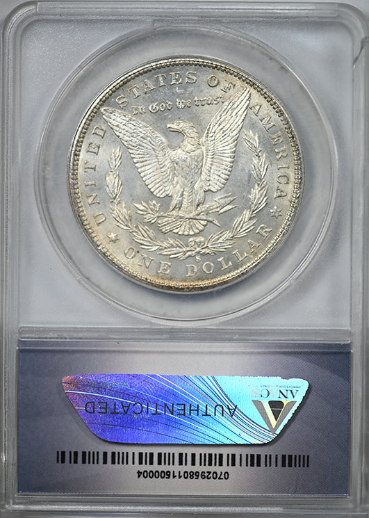 1879-S Morgan Dollar $1 ANACS Brilliant Uncirculated - Legends of The Comstock Lode