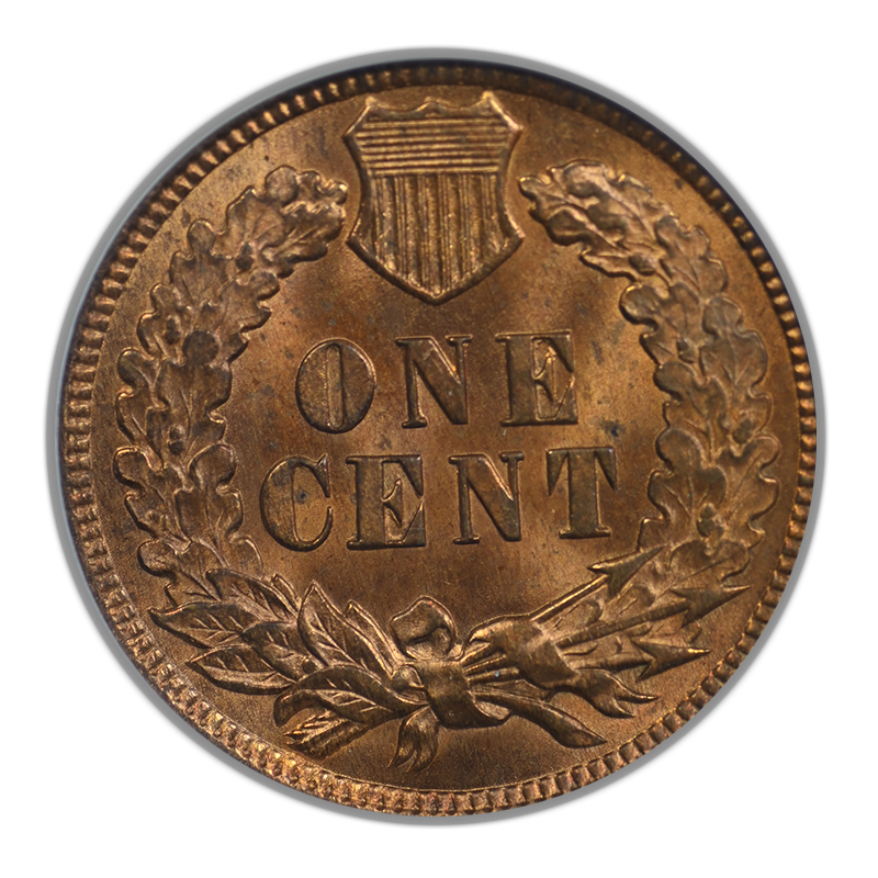 1908 Indian Head Cent 1C PCGS MS64RD Reverse
