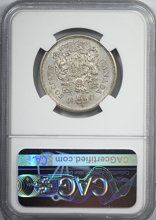 1960 Canada 50C Cents NGC AU58 - Armstrong Collection