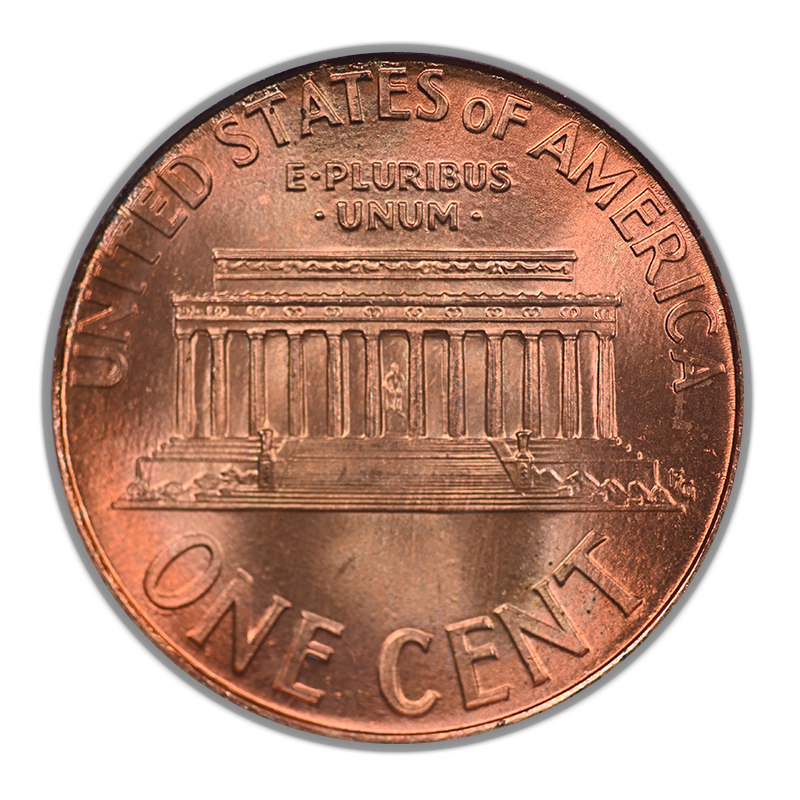 1995 Doubled Die Obverse Lincoln Memorial Cent 1C PCGS MS67RD CAC DDO