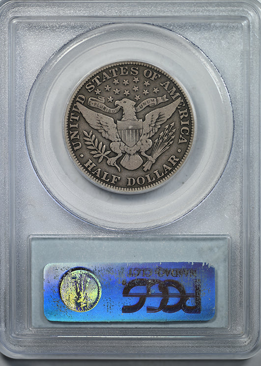 1915 Barber Half Dollar 50C PCGS F12 CAC Reverse Slab