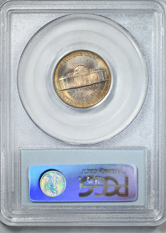1950-D Jefferson NIckel 5C PCGS MS65 - TONED!