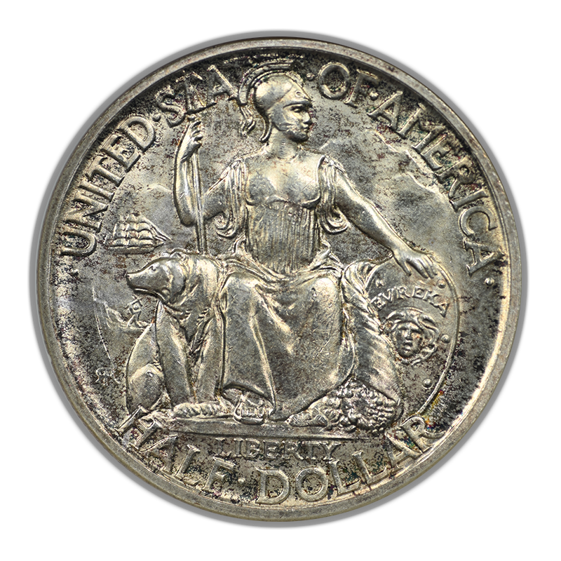 1936-D San Diego Classic Commemorative Half Dollar 50C NGC Fatty MS64