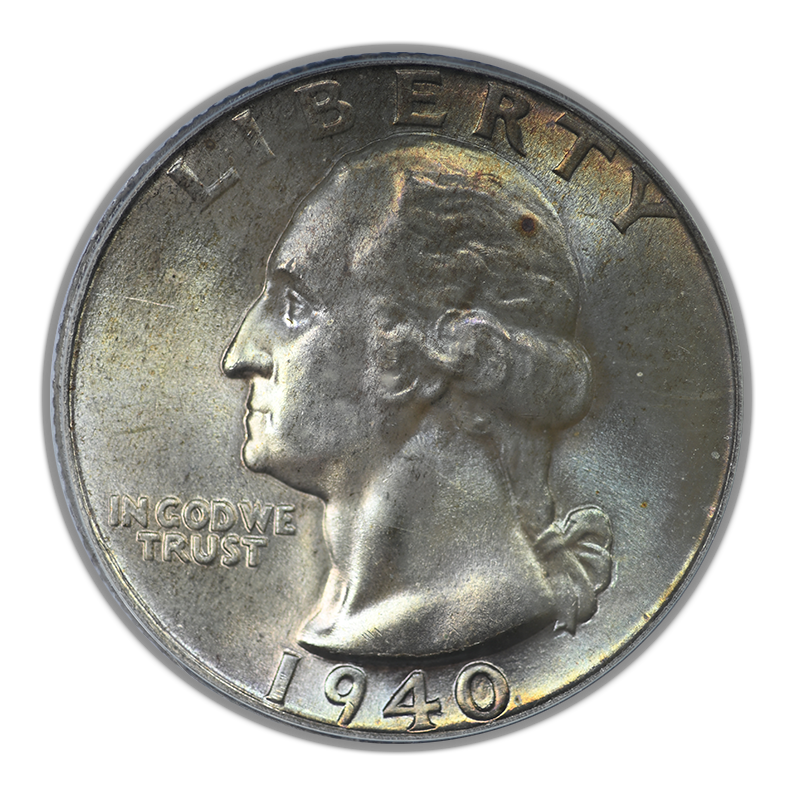 1940 Washington Quarter 25C PCGS MS66 CAC