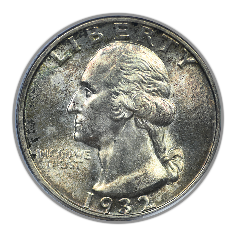 1932 Washington Quarter 25C PCGS MS65