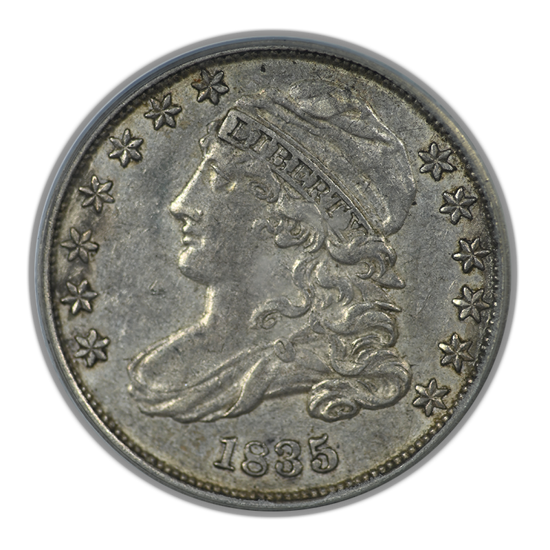 1835 Capped Bust Dime 10C PCGS XF45