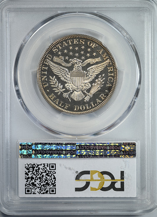 1892 Proof Barber Half Dollar 50C PCGS PR63CAM CAC Reverse Slab