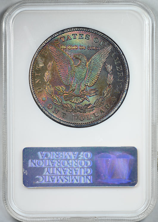1884 Morgan Dollar $1 NGC Fatty MS65 CAC - REVERSE TONED!