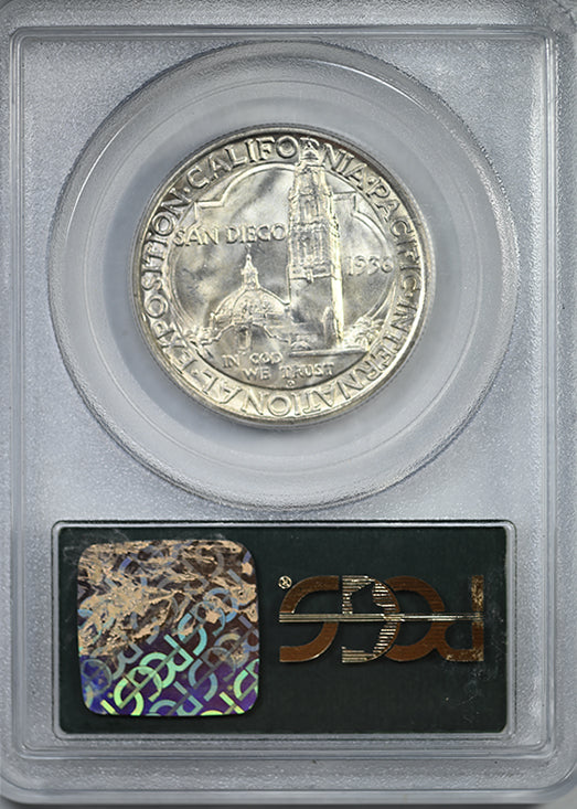 1936-D San Diego Classic Commemorative Half Dollar 50C PCGS MS65 OGH