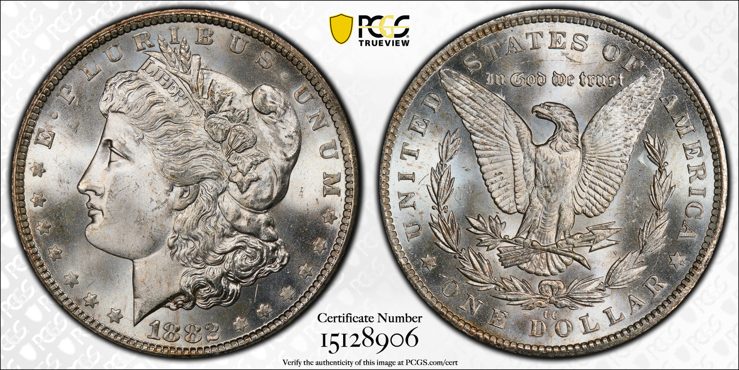 1882-CC Morgan Dollar $1 PCGS MS66 CAC
