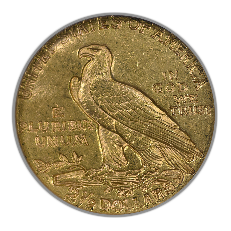 1925-D Indian Head Gold Quarter Eagle $2.50 NGC AU58 GSA