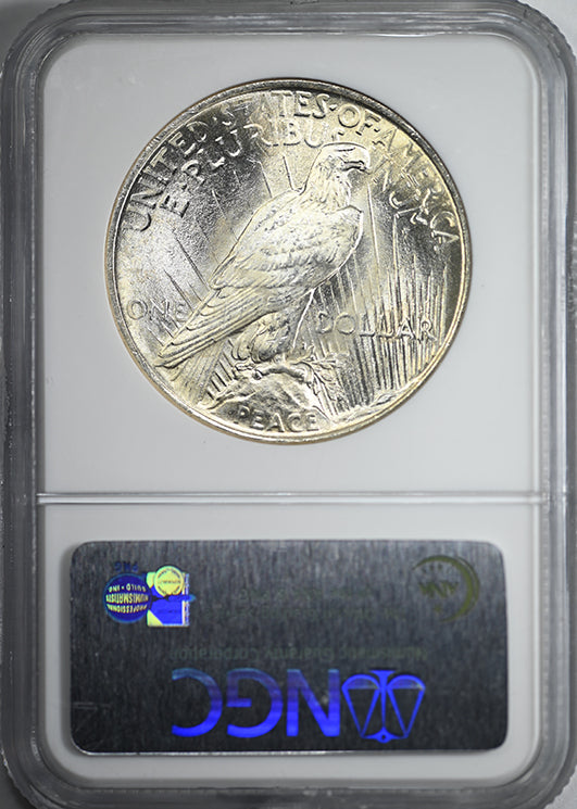 1924 Peace Dollar $1 NGC MS65