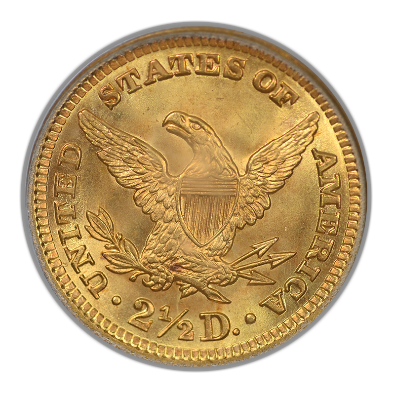 1904 Liberty Head Gold Quarter Eagle $2.50 PCGS MS66