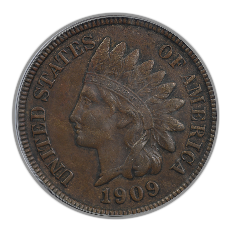 1909-S Indian Head Cent 1C PCGS XF45 Obverse