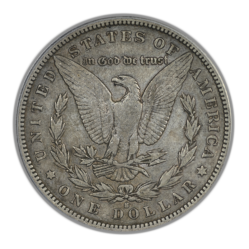 1892-S Morgan Dollar $1 PCGS VF25
