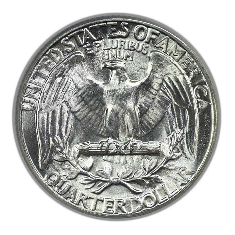 1937 Washington Quarter 25C PCGS MS66