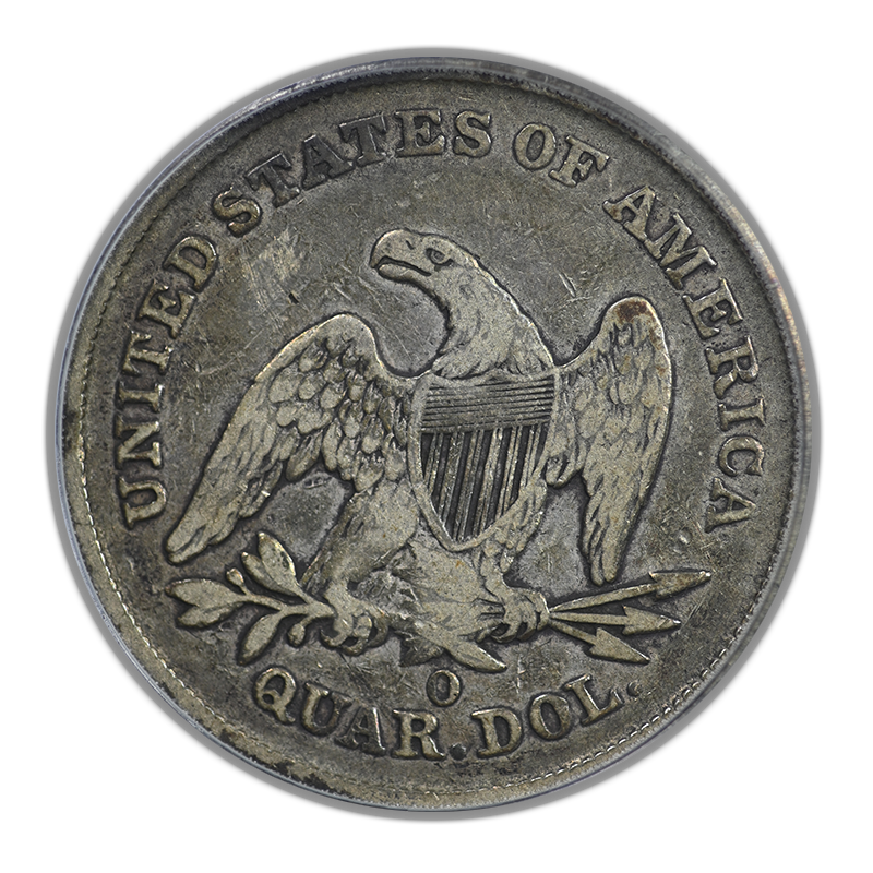 1840-O Liberty Seated Quarter 25C PCGS F15 - No Drapery
