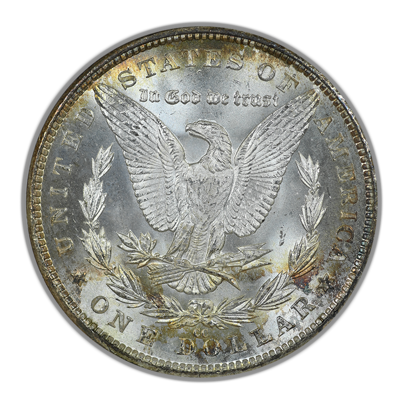 1883-CC Morgan Dollar $1 NGC Fatty MS64 CAC - TONED!