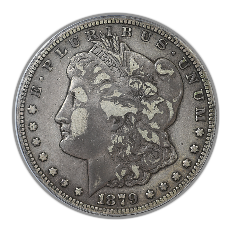 1879-CC Morgan Dollar $1 PCGS VF25