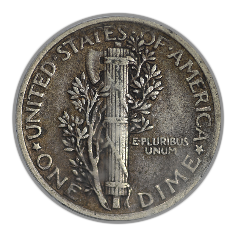 1921 Mercury Dime 10C PCGS VF35