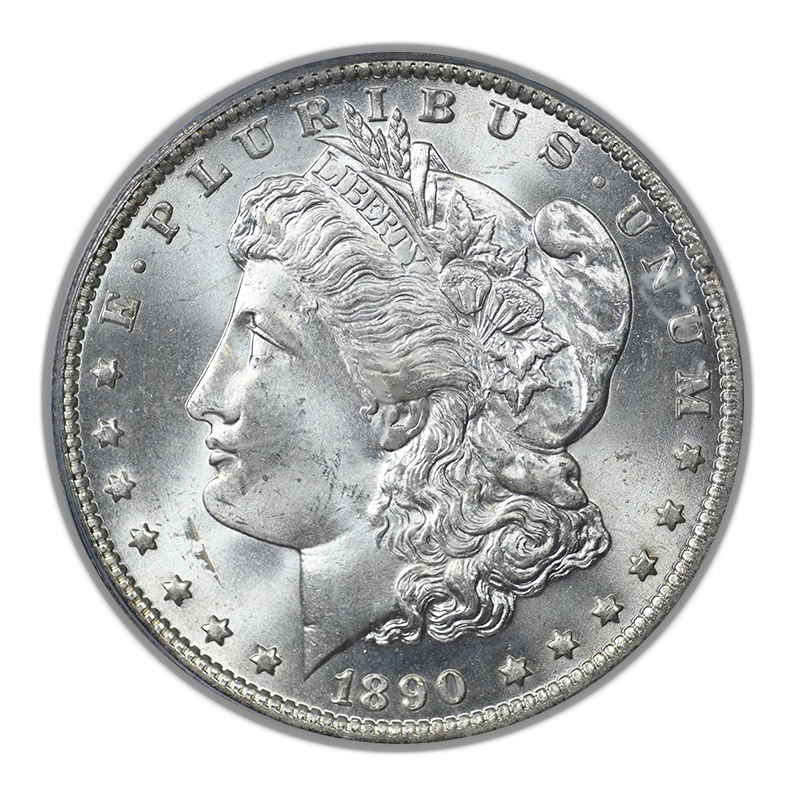 1890-O Morgan Dollar $1 PCGS MS65