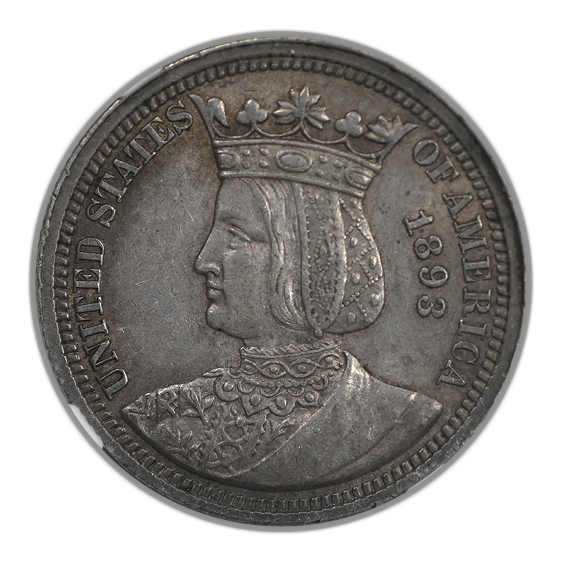 1893 Isabella Classic Commemorative Quarter 25C NGC AU55