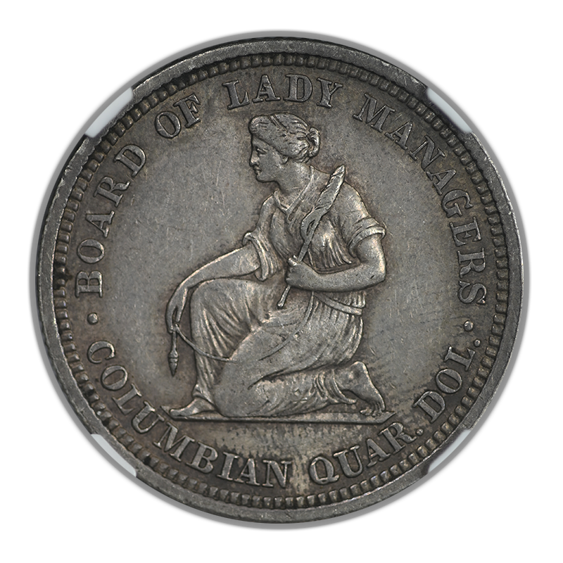 1893 Isabella Classic Commemorative Quarter 25C NGC AU55