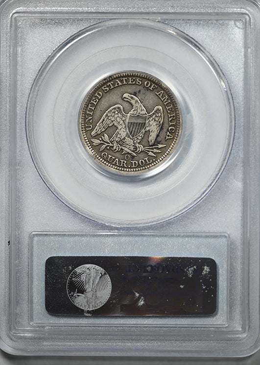 1858-O Liberty Seated Quarter 25C PCGS VF25