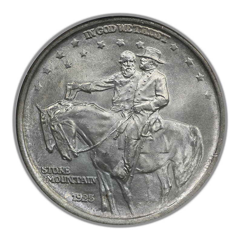 1925 Stone Mountain Classic Commemorative Half Dollar 50C NGC Fatty MS64 CAC