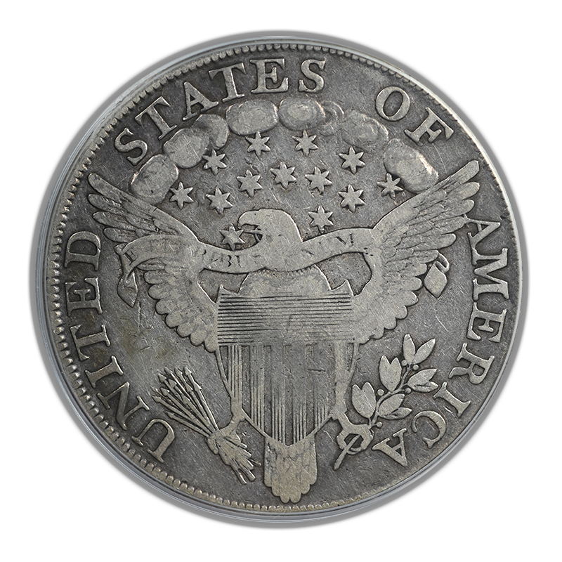 1800 Draped Bust Dollar $1 PCGS F12