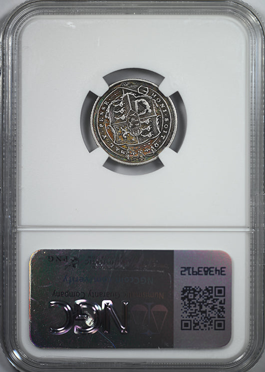 1817 Great Britain 6P Pence NGC XF40 - TONED!