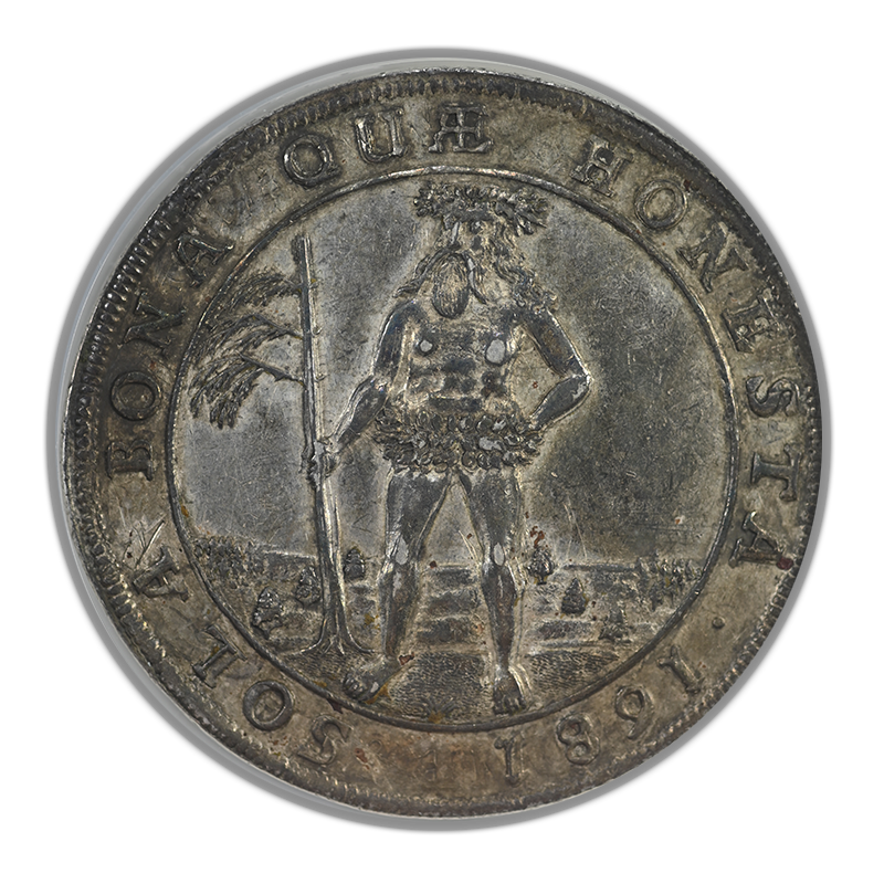 1681 RB German States Brunswick Luneburg Calenberg Wildman Taler Germany Thaler DAV-6592 NGC AU Details