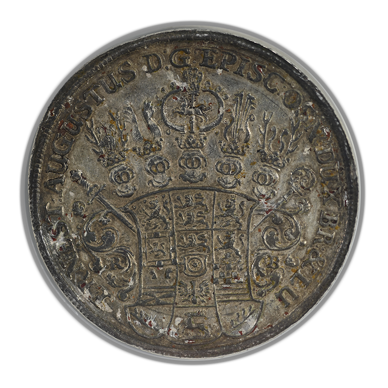 1681 RB German States Brunswick Luneburg Calenberg Wildman Taler Germany Thaler DAV-6592 NGC AU Details