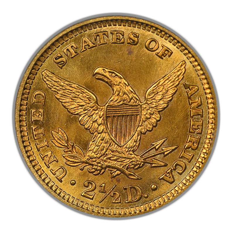 1906 Liberty Head Gold Quarter Eagle $2.50 PCGS MS66