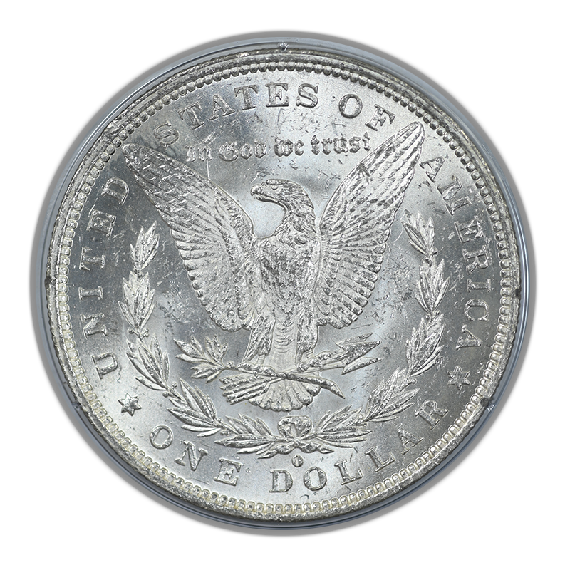 1883-O Morgan Dollar $1 PCGS Rattler MS62 CAC
