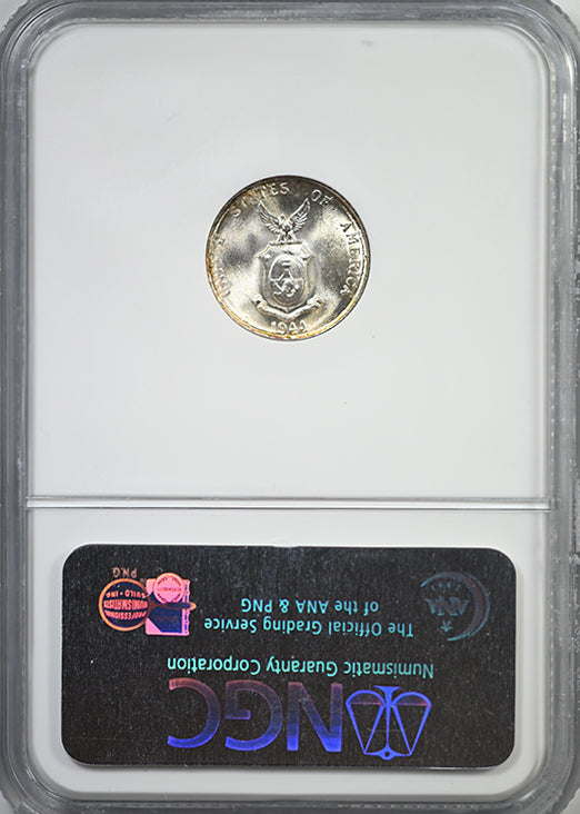 1944-D USA Philippines 10C Centavos NGC MS66