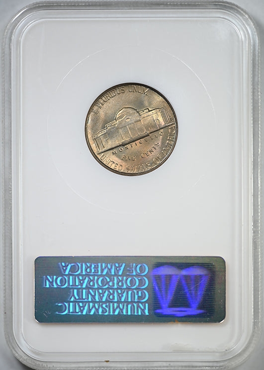 1950-D Jefferson Nickel 5C NGC Fatty MS66