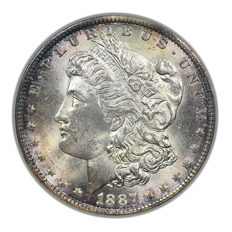 1887-O Morgan Dollar $1 NGC Fatty MS63