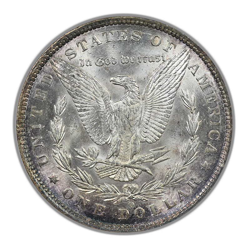 1887-O Morgan Dollar $1 NGC Fatty MS63