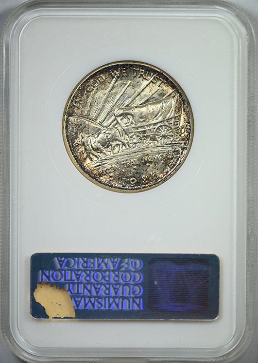 1926 Oregon Trail Classic Commemorative Half Dollar 50C NGC Fatty MS64 CAC