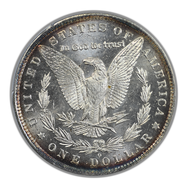 1884-O Morgan Dollar $1 PCGS MS62PL CAC Reverse