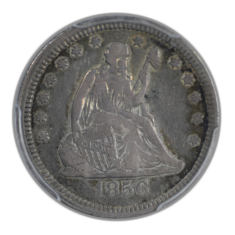 1856 Liberty Seated Quarter 25C PCGS VF20