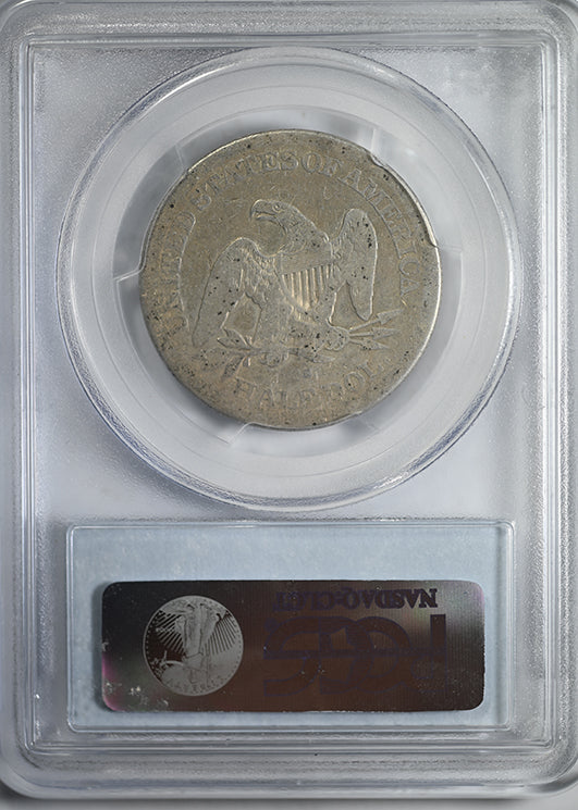 1866-S Liberty Seated Half Dollar 50C PCGS G04 - No Motto Reverse Slab