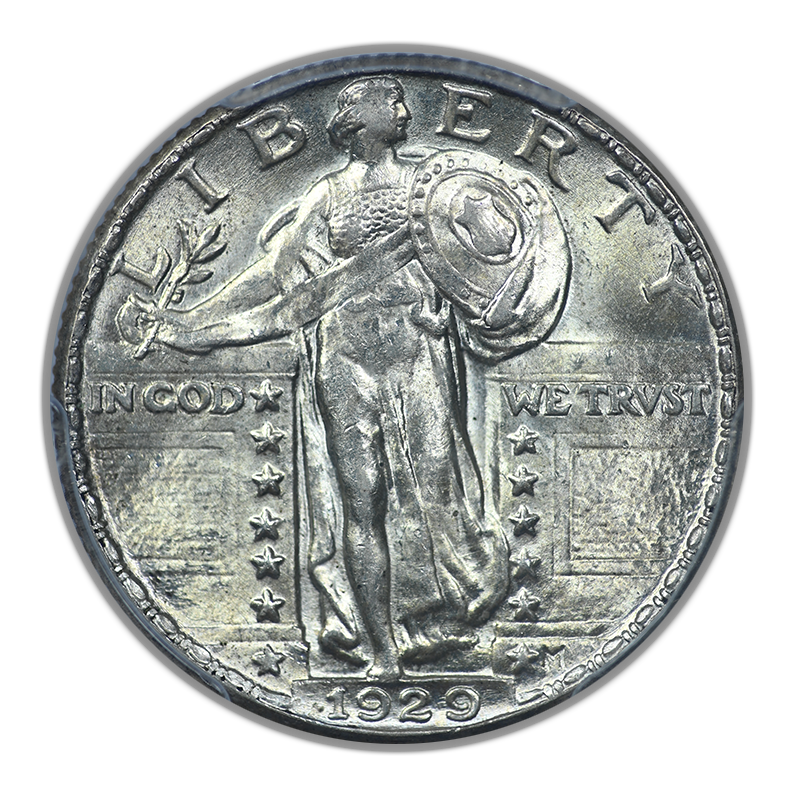 1929 Standing Liberty Quarter 25C PCGS MS63