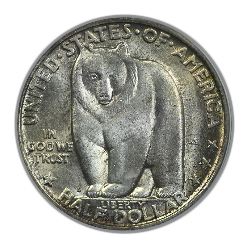 1936-S Bay Bridge Classic Commemorative Half Dollar 50C PCGS MS66 CAC OGH