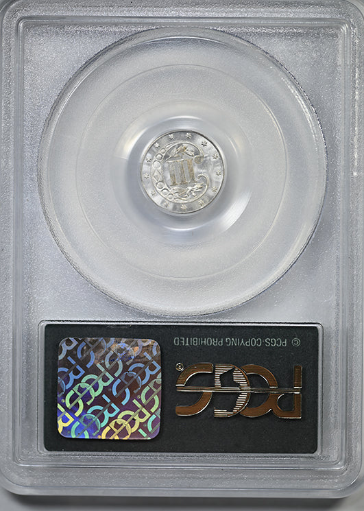 1862 Three Cent Silver Piece 3CS PCGS MS66 CAC OGH
