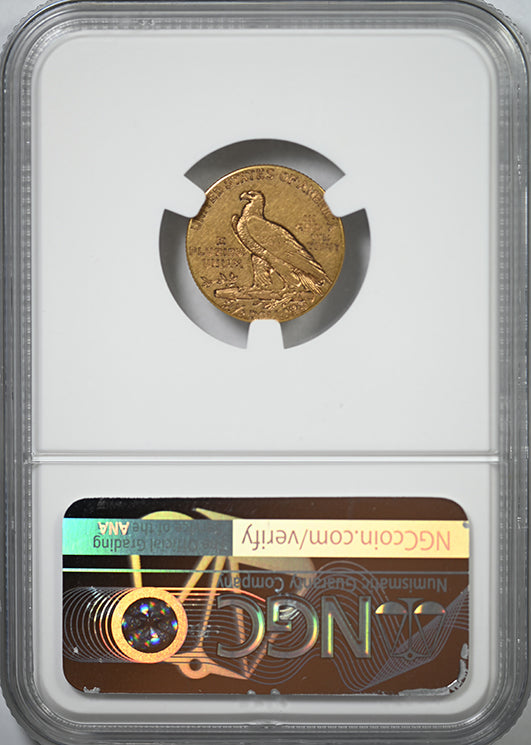 1913 Indian Head Gold Quarter Eagle $2.50 NGC VG10 - Lowball