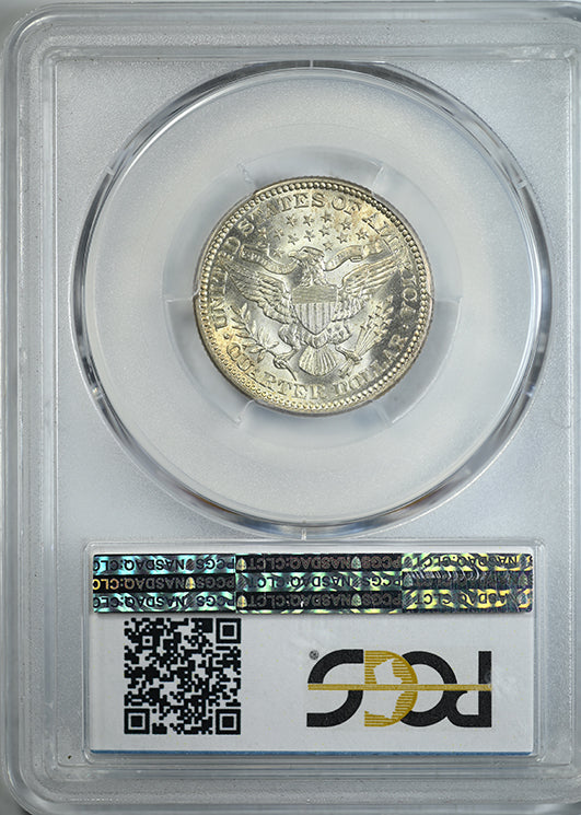 1914 Barber Quarter 25C PCGS MS66 Reverse Slab