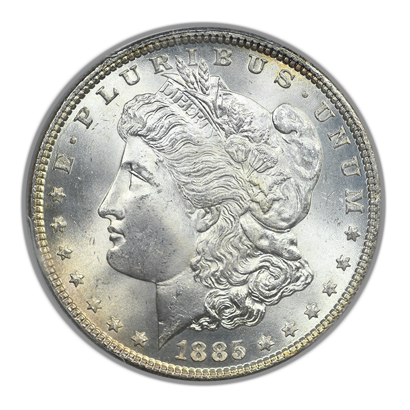 1885 Morgan Dollar $1 PCGS MS66+ CAC